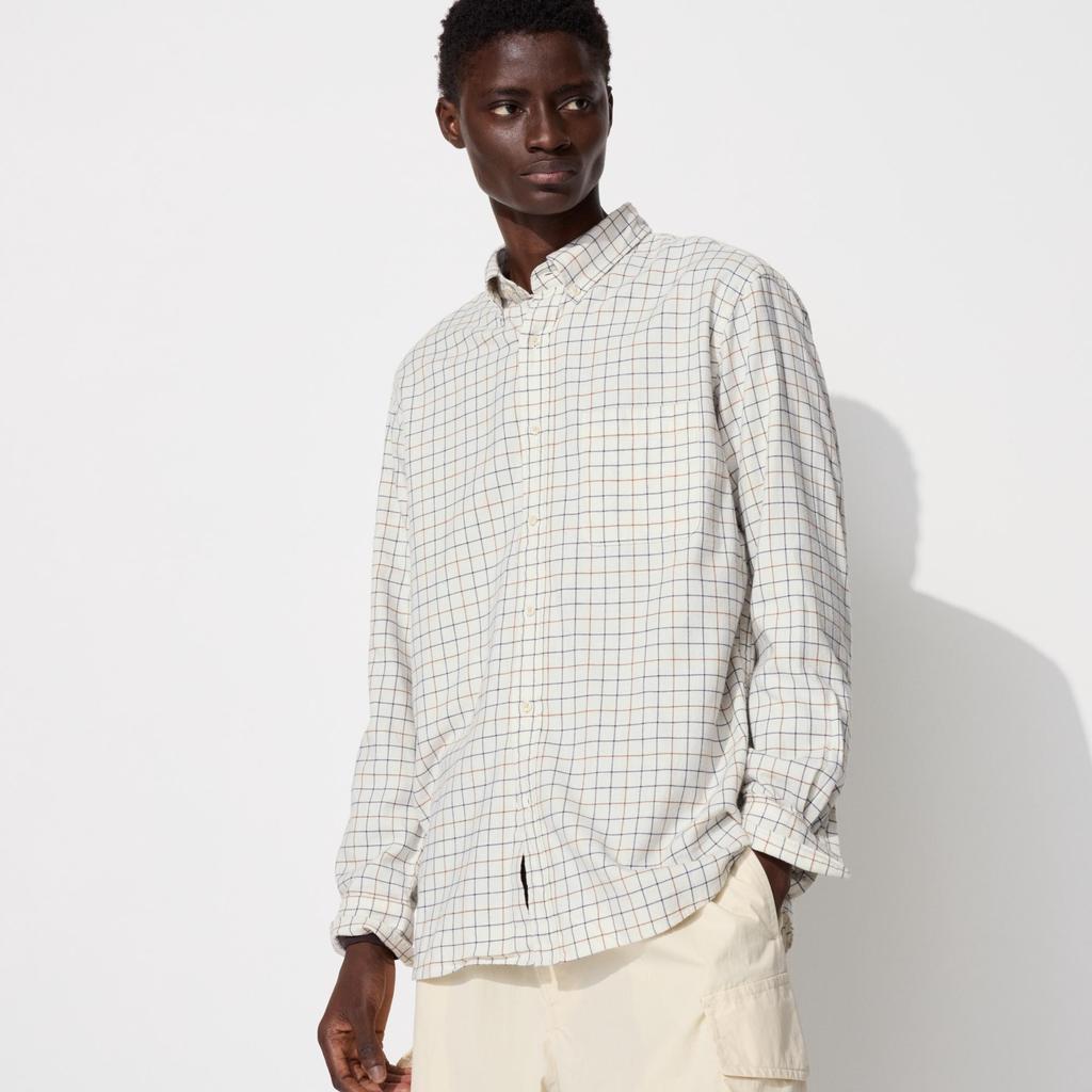 Uniqlo Flannel ShIrt  Long Sleeve Regular Color  Check I