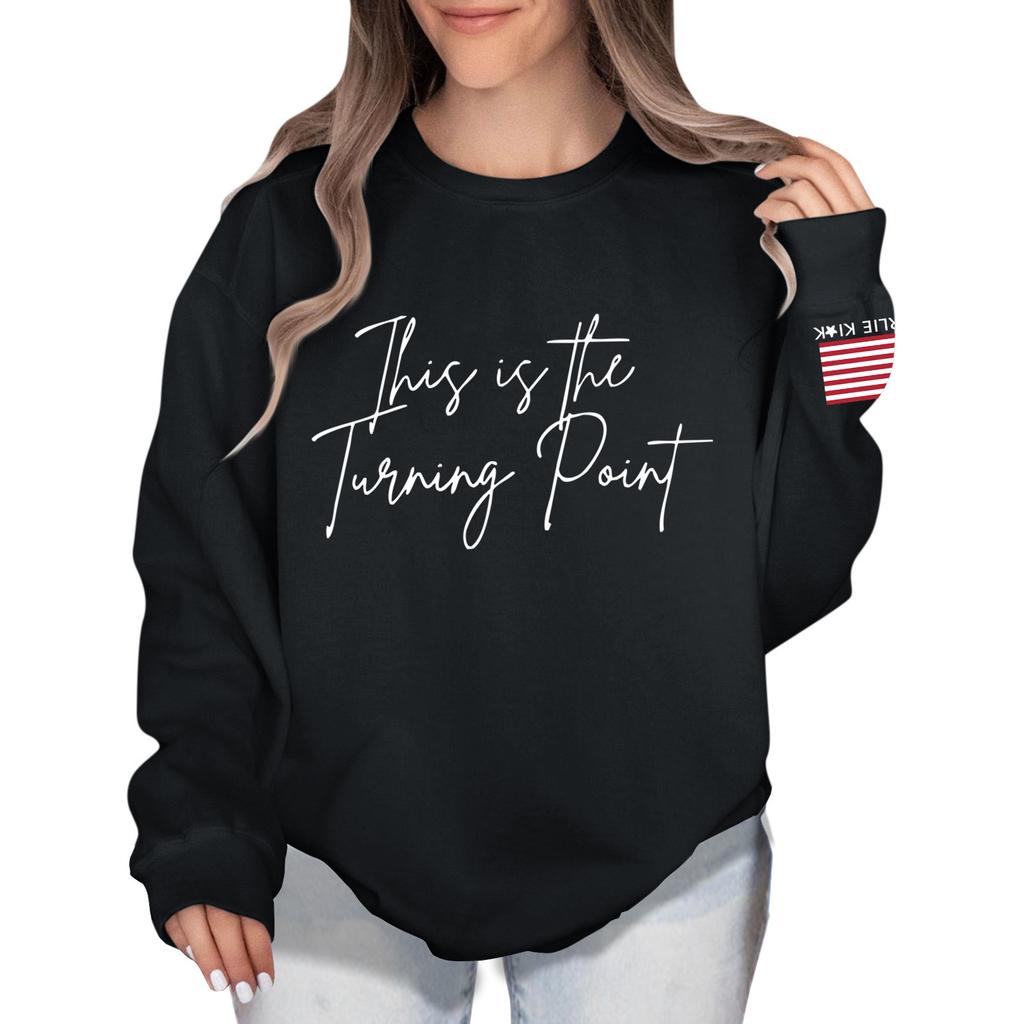 Women's Colorblock Sweatshirt Long Sleeve Round Neck Casual Comfortable Loose Lightweight Women's Sweatshirtt