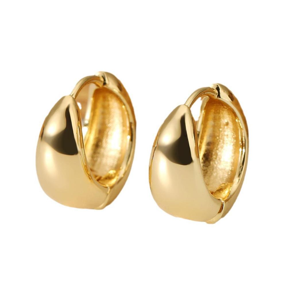 Chic C-Shaped Fashion Ear Clips: Versatile, High-End Luxury Jewelry