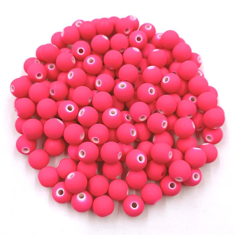 Творческие 20 шт DIY ручной работы бисер пластиковые твердые дисперсионные бусины шариковые бусины ярких цветов аксессуары для изготовления ювелирных изделий ожерелье браслет