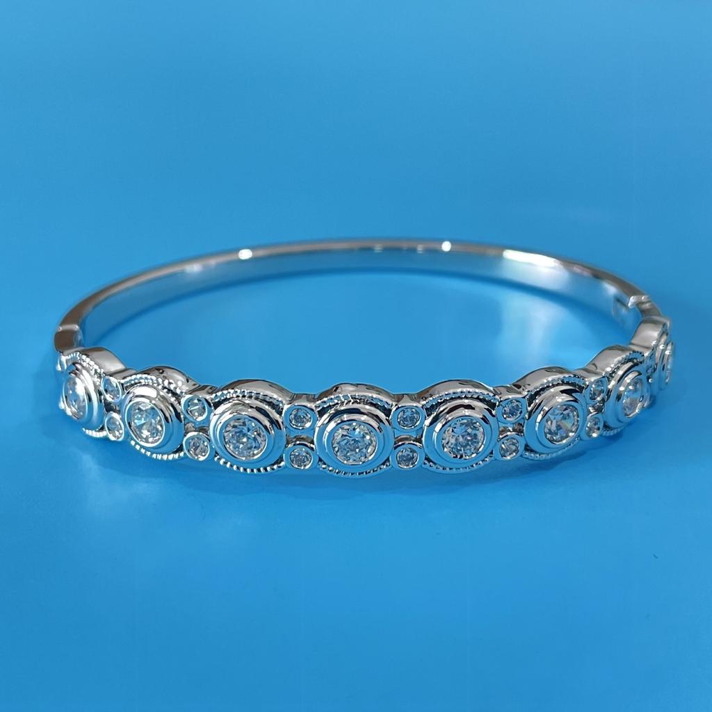 Dzogchen Tianxing Light Luxury High-end Temperament Women's Style Swirl Concentric Circle Bracelet