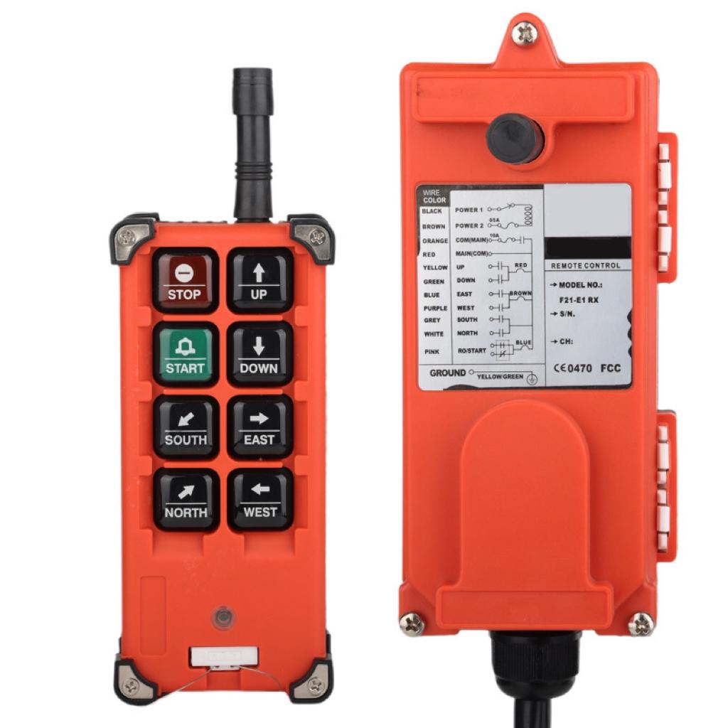 F21-E1B Industrial Wireless Remote Control System for Tower Crane Truck Hoist Concrete Pump Hydraulic Lifting Machinery