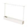 Badminton Racket Holder, Tennis Display Stand, Sturdy Metal Storage Organizer with Built-in
