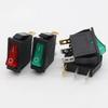 6 шт./лот зеленый светодиодный фонарь SPST 3PIN ВКЛ/ВЫКЛ G124 переключатель для лодки 15A/250V 20A/125V приборная панель автомобиля грузовик автофургон квадроцикл дом на колесах