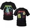 100% COTTON UNISEX MENS WOMENS Metallica And Justice for All Shirt T-Shirt Metal Band Tshirt Tops Tee