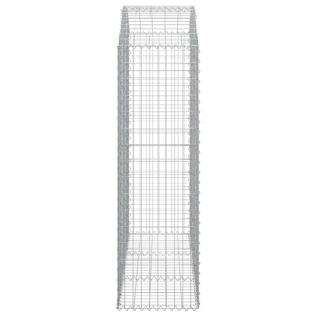 Gabion with High Arch 150 x 50 x 160 180 cm Galvanized Iron