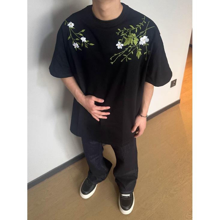 Летняя мужская повседневная универсальная футболка с принтом, свободный модный мужской топ с круглым вырезом