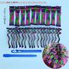 18/28Pcs Iron Hair Styling Wave Forming Texturing Tool Magic Heatless Water Wave Hair Curler Texture Automatic Rolling Bar