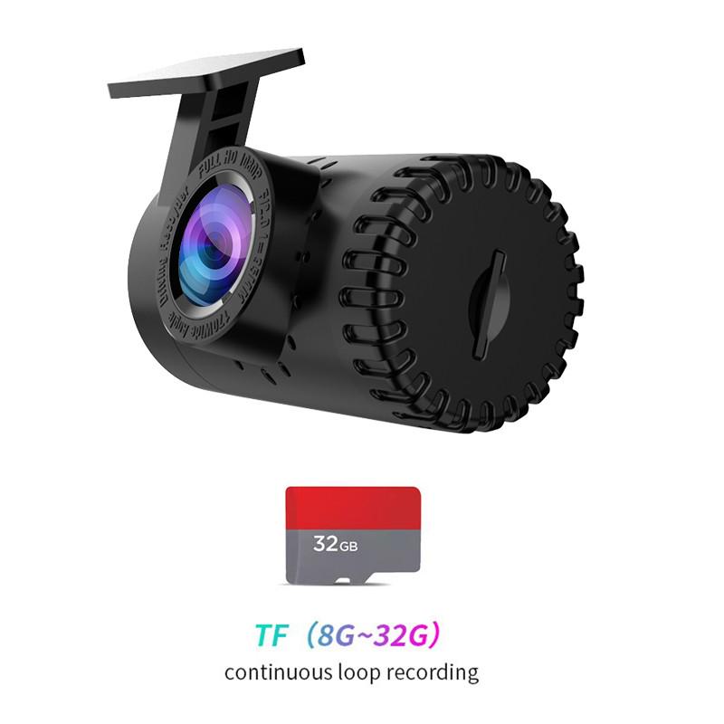 Android HD 1080P Camera ADAS Auto DVR USB No Screen170° Lens Wide Angle Driving Recorder