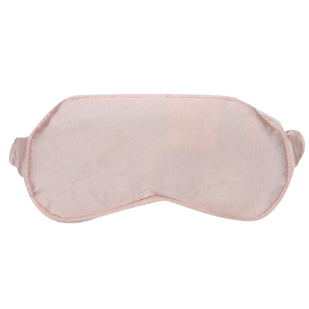 Heating Blindfold Fatigue Relief Hot Compress Therapy Dark Circle Removal Eye Patch (Pink)