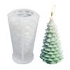 1 Pcs Christmas Tree DIY Silicone Candle Mold for Soap Cake Decorating Festival Craft Making Home