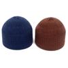 Вязаная шапка с волнистым узором - Унисекс мешковатая crochet шапка, Зимняя теплая шапка-бини с ребристой манжетой для мужчин и женщин