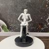 Halloween Riding Bike Skeleton Statue Animated Fitness Bicycle Skeleton Figurine Resin Sculpture Gothic Cycling Skeleton Ornament