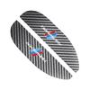 XTBZN1 2pcs Car Rear View Mirror Sticker Rain Eyebrow For BMW 50th Kith 5 Series F20 E39 F10 F30 E90 E46 E60 G60 X5 E87 F11 G20 G32 G30
