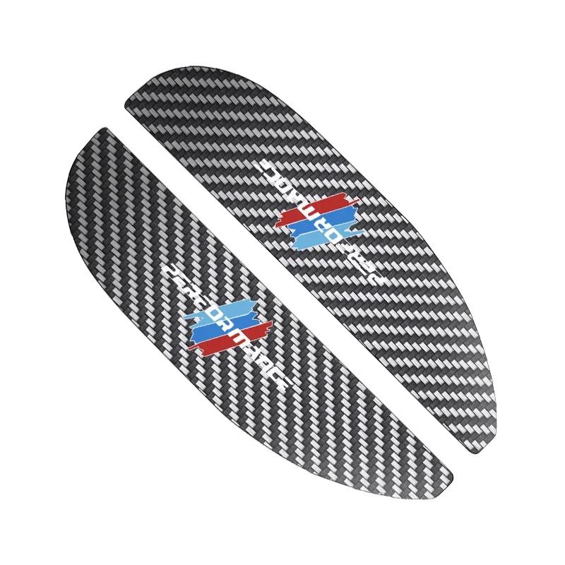 XTBZN1 2pcs Car Rear View Mirror Sticker Rain Eyebrow For BMW 50th Kith 5 Series F20 E39 F10 F30 E90 E46 E60 G60 X5 E87 F11 G20 G32 G30