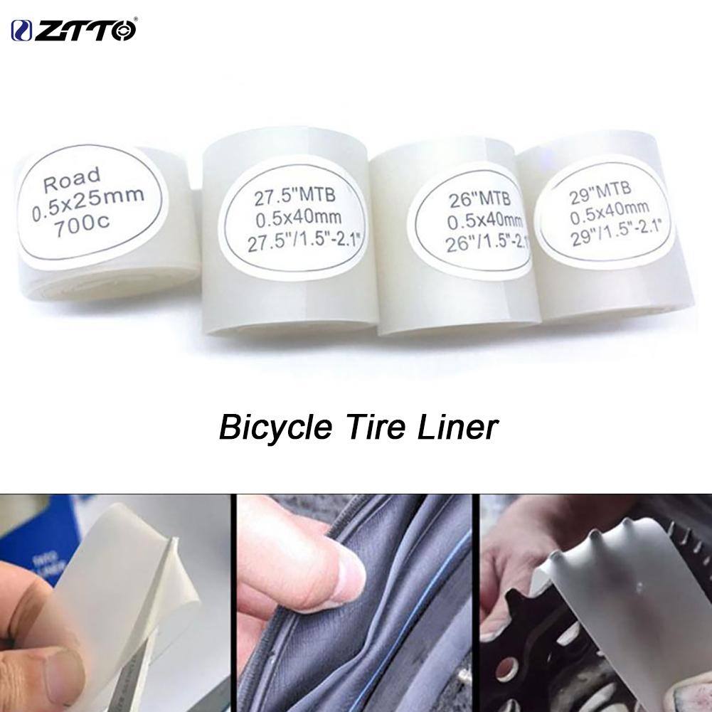 ZTTO 2Pcs 26/27.5/29 Inch 700C Bicycle Tire Liner Puncture-Proof Belt Protection Pad