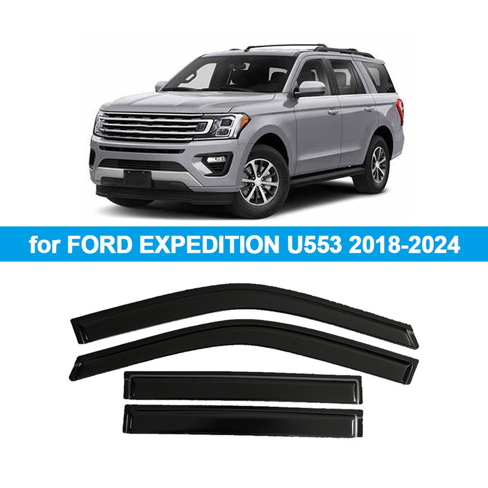 Дефлекторы боковых окон для Ford Expedition Max 2018-2023: Дефлекторы окон (ветровики)