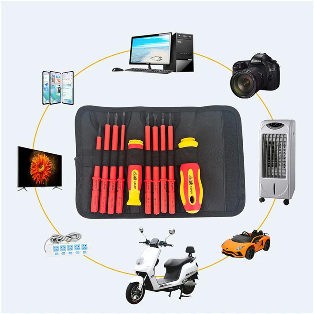 Новая шестигранная отвертка Изолированная отвертка электрика высокая твердость набор бытовой магнитный крестообразный шлиц в форме сливы