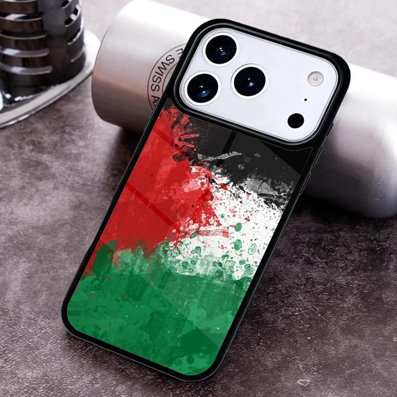 Чехол для телефона с флагом Палестины 'Свобода' для iPhone 17 16 15 Pro Max Air 14 13 12 11 Plus Ударопрочный Чехол Capa
