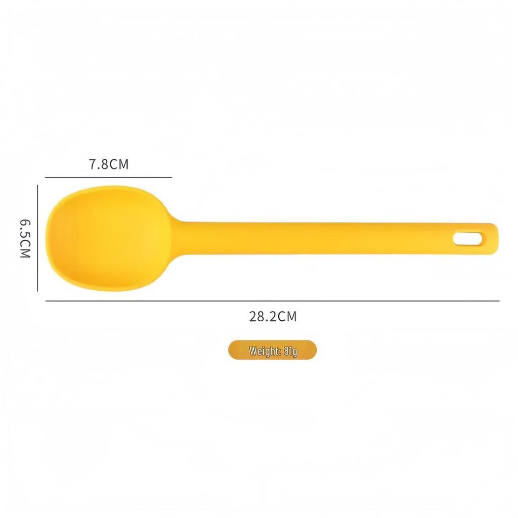 Набор силиконовых половников и сервировочных ложек для супа, устойчивых к высоким температурам