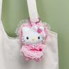 Plush Cat Girl Lolita Keychain With Soft Short Pile For Girls Gift