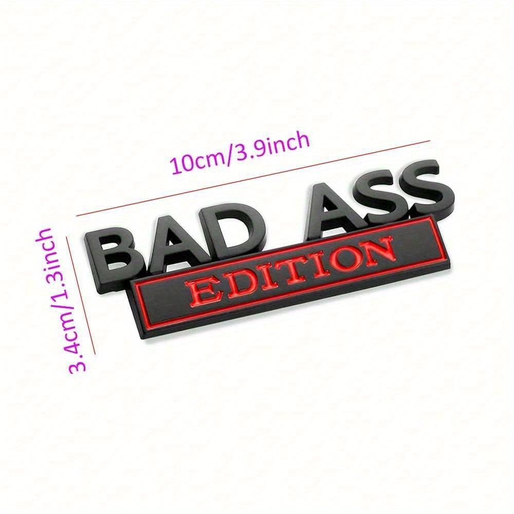 1PC Car 3D Emblem Sticker Badge Decal Auto Accessories for Tailgate Front Grille Hood Trunk Car Replacement Compatible with Motorcycle SUV Truck