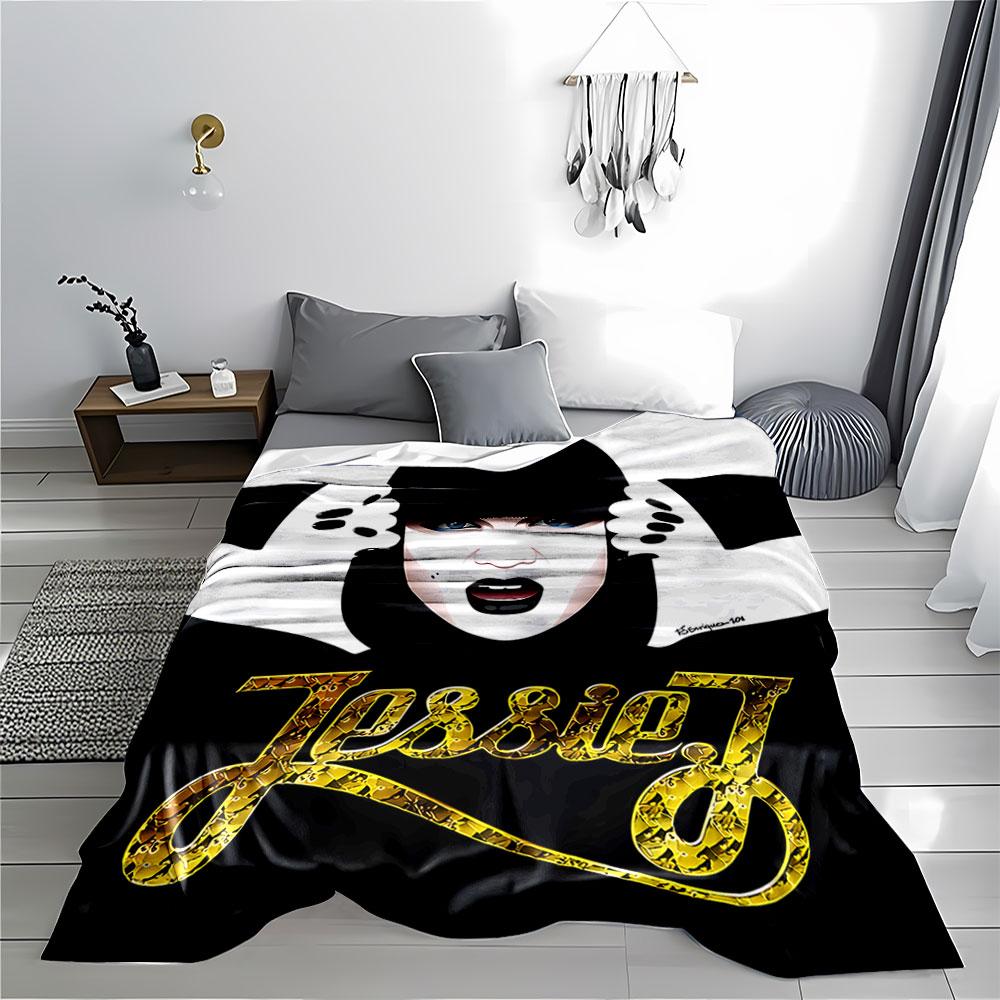 Jessie J Graphic Blanket for all seasons blanket lunch break throw gift