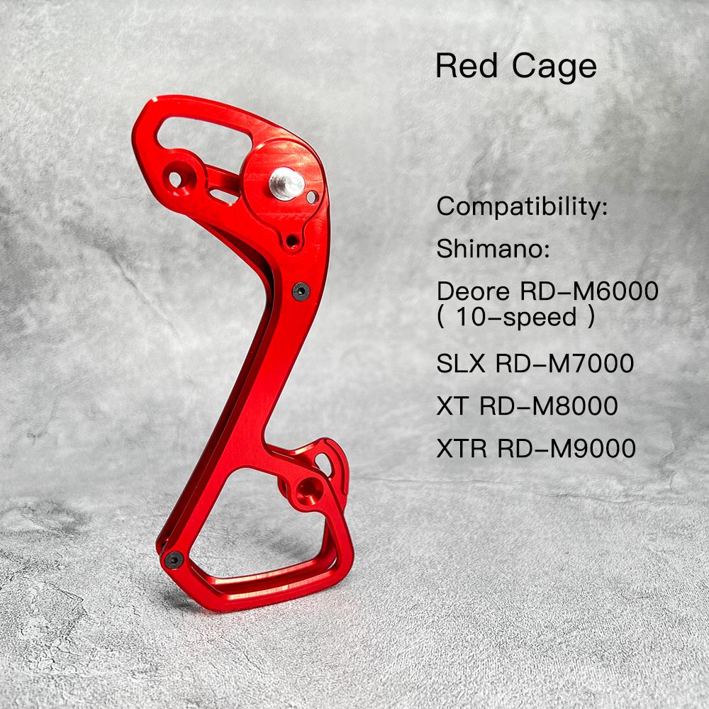 Клетка заднего переключателя МТБ Ролики для Shimano 11-скоростного переключателя Увеличенный подшипник для Deore XT SLX XTR M7000 M8000 M9000