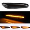 2PCS Led Dynamic Side Marker Turn Signal Light Sequential Blinker Light for B*MW E90 E92 E60 E87 E82