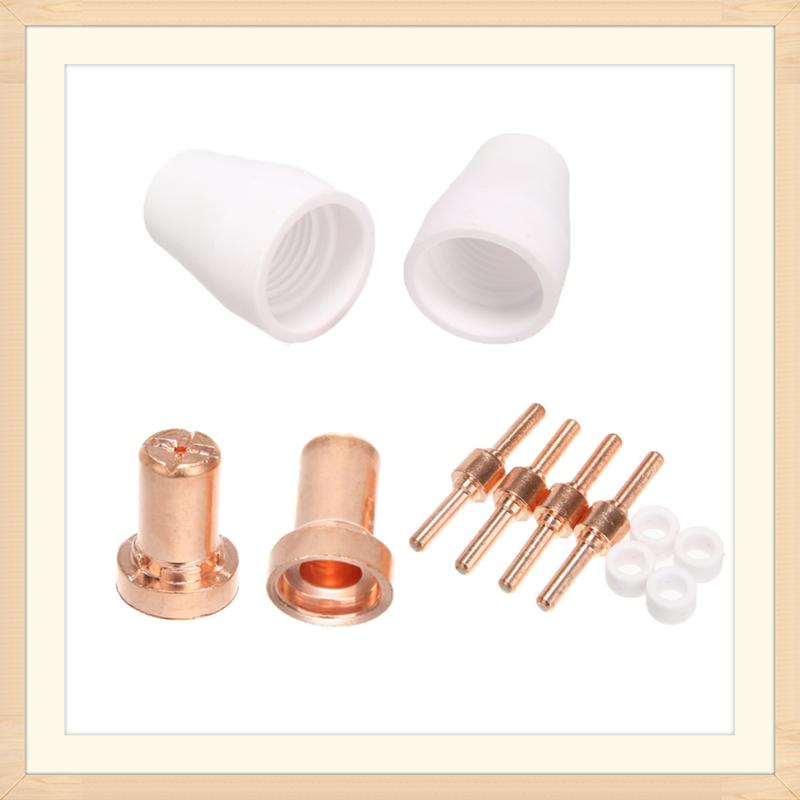 60 шт. Керамический + металлический плазменно-воздушный резак расходные материалы удлиненный наконечник сопла электрод для горелки PT31 LG40 CUT-50D