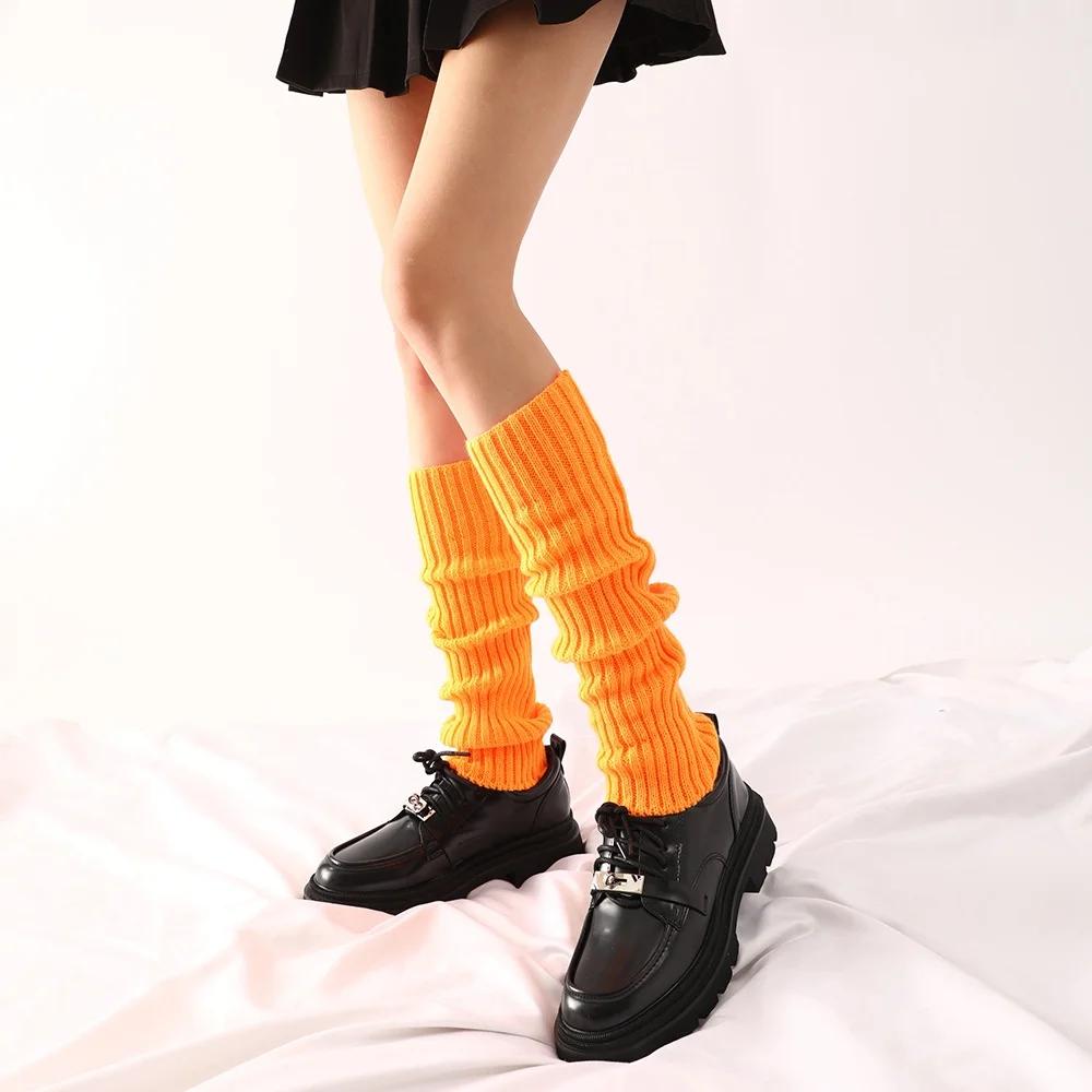 Корейский японский стиль мода гетры косплей девушки осень и зима длинные бедра высокие сапоги свободные носки комплект