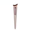 Champagne Color Makeup Brush for Women Face Basic Foundation Flame Cone Powder Flat Head Makeup Brush Tools Cosmetic Brush Set