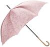 Длинный зонт Mila Schon с двухсторонним зонтом с трансферной печатью, длинный зонт, ветрозащитный зонт, зонт для прыжков, розовый ободок 60 см [Moonbat] женский (Мила