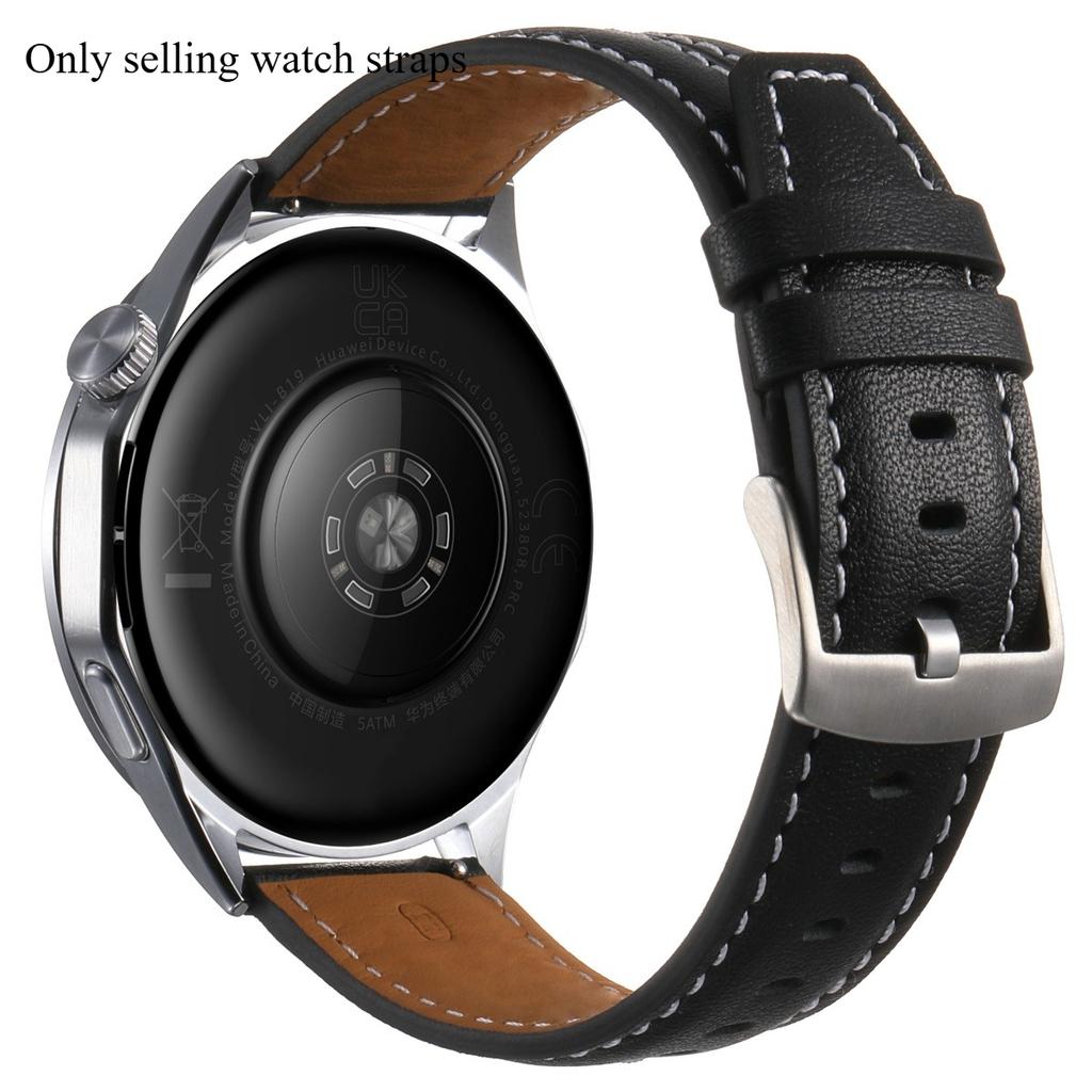 Кожаный ремешок для часов 18/22 мм для Huawei Watch GT6 46 мм, мягкий кожаный браслет на запястье для Huawei Watch GT5 4 3 GT5 GT6 Pro