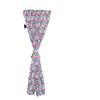 Door Curtain Pink Flower Printing Pastoral Hanging Curtain Fabric Feng Shui Curtain Bathroom Half Curtain Does Not Contain Rod