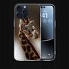 Прозрачный чехол для телефона с жирафами для iPhone 17 Air 16 Pro Max 15 Pro 14 Plus 17E 16E 11 13 12 Mini Чехлы Fundas C