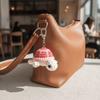 Mini Mini Knit Turtle Pendant Cartoon Tortoise Turtle Doll Pendant Keychain  Kids Toys