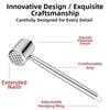 Double-side Meat Hammer Stainless Steel Steak Mallet Kitchen Beef Hitting Tool  Meat Preparation