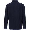 STONE ISLAND Однотонный свитер с высоким воротником, на молнии до половины, с длинными рукавами, мужской свитер Синий 8115516C1-V0020