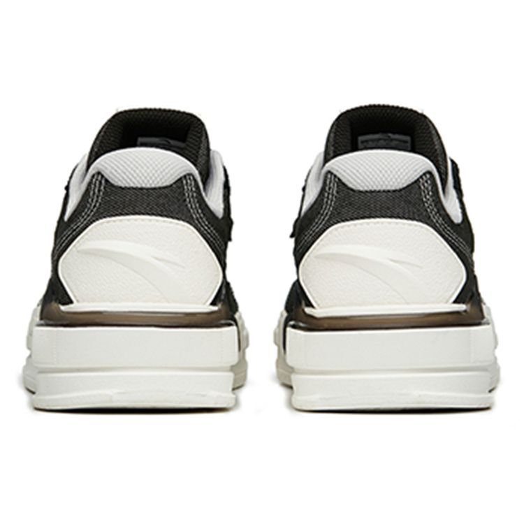 Anta Aotu Low-Top Скейт Кроссовки Женские Кроссовки Черный Белый 922218065-2