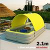 2.1/2.6/3m Swimming Pool Alberca Large Family Pools Babies Children Inflatable Pool Baby Sun Shade Folding Pool for Garden