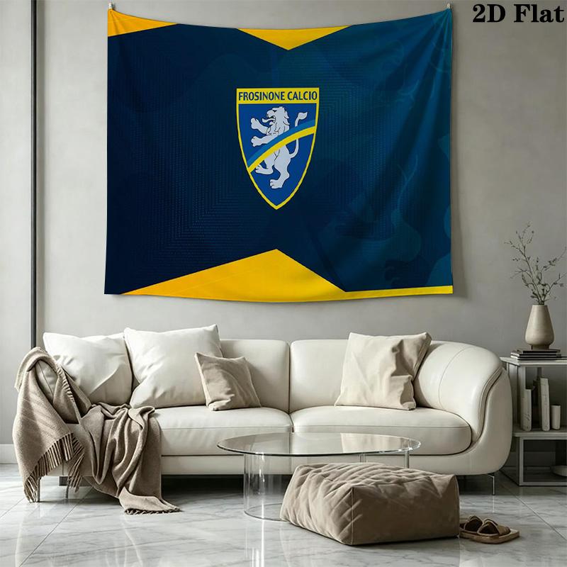 Frosinone Calcio Wall Tapestry Aesthetic Wall Hanging Printed Fabric Blanket Decorative Tapestries for Bedroom Living Room Home Decor