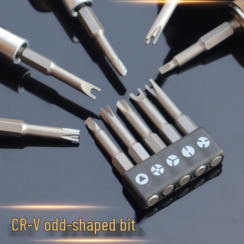 New 6.35mm Tri-Point Y-Shaped U-Triangle Fork Type Electrical Screwdriver Bit