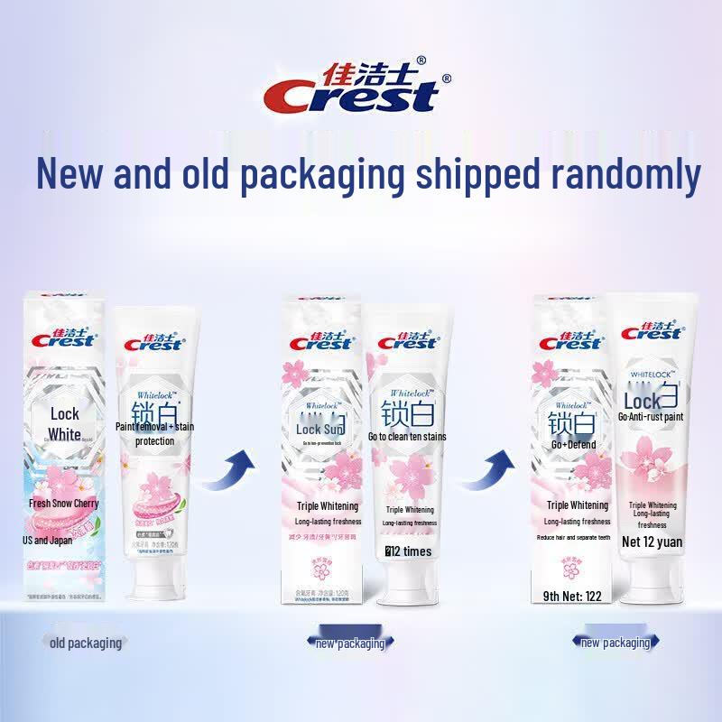Crest Двухцветная отбеливающая зубная паста