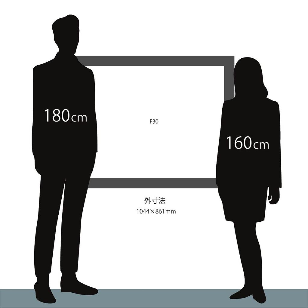 Рама для масляной живописи Daigaku 3476 F30 Жемчужное золото Легкий тип Волшебная рама Акрил