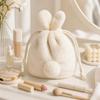 Large Capacity Bunny Plush Pouch Multi-Functional Makeup Bag Portable Rabbit Ear Bag  Phone Pouch