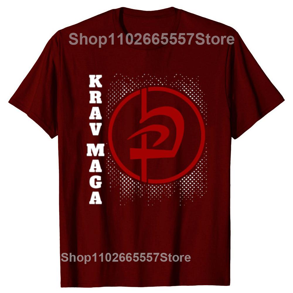 Funny Krav Maga Israeli Self Defense System Graphic Tshirts Unisex Fashion Casual Tshirt 100 Cotton Loose Oversized T Shirt