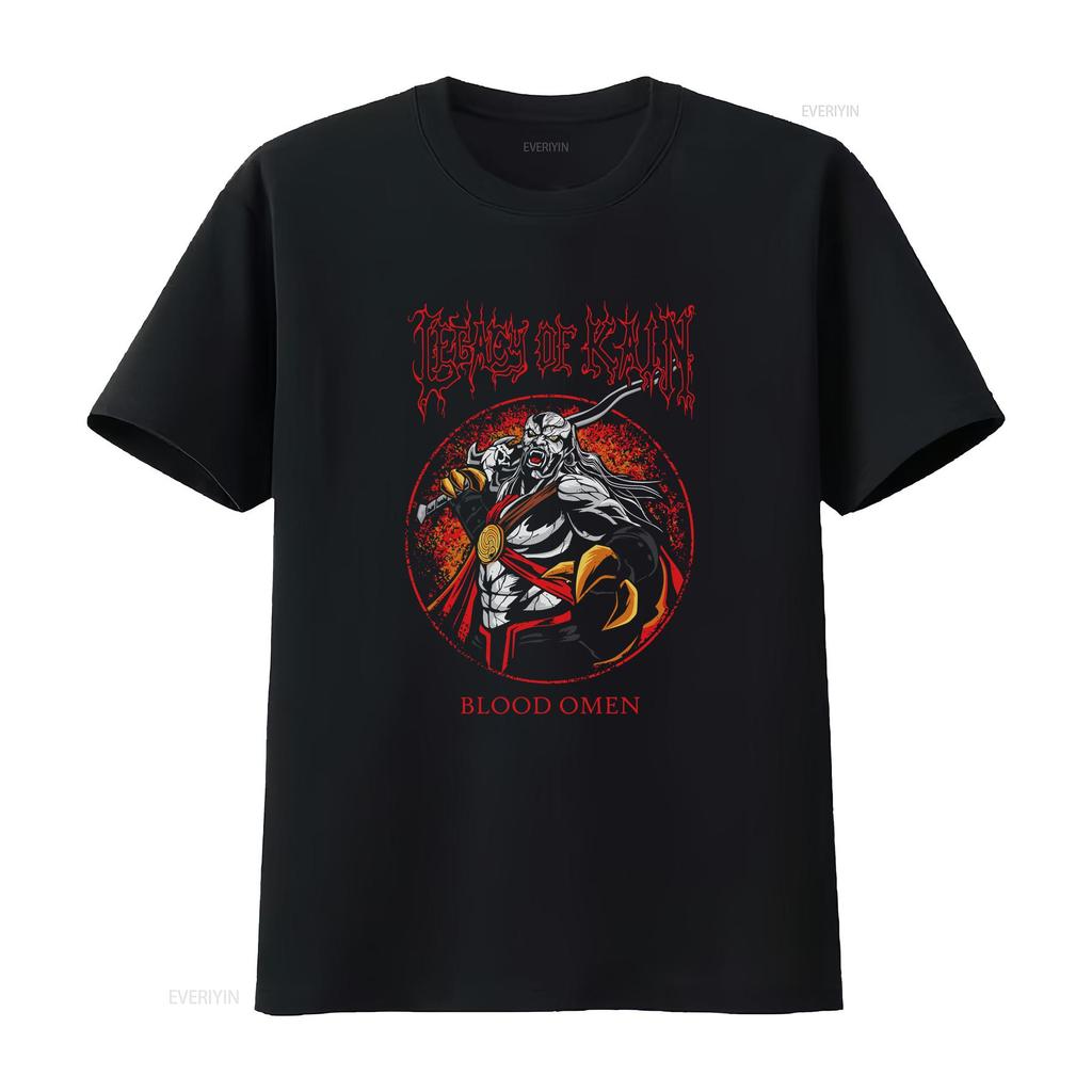 Футболка Legacy of Kain Blood Omen Размеры KAI 35151 винтажная Стильная одежда от дизайнера Растягивающийся топ для повседневной носки