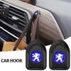 Новый мини-крючок для автомобиля, органайзер для хранения, держатель для USB-кабеля и ключей, самоклеящийся настенный крючок для 308 408 508 RCZ 208 3008 206 207 108 406 407 408 306 307