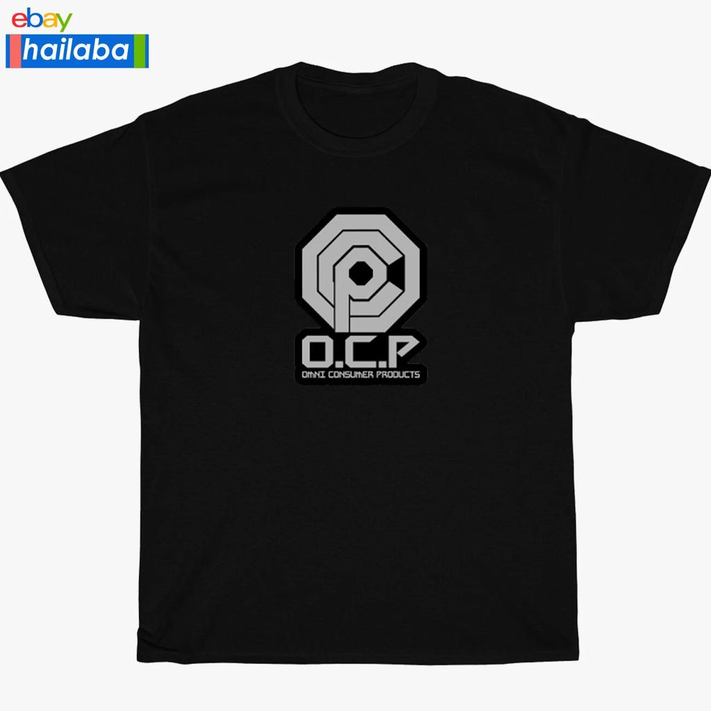 New OCP Omni Corp Robocop Logo Black/Navy/Sport Grey/White Men's T shirt S-5XL